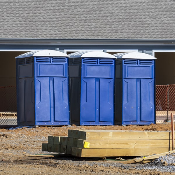 are there any restrictions on what items can be disposed of in the portable restrooms in Narka